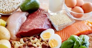 The second protein step of the pyramid of proper nutrition